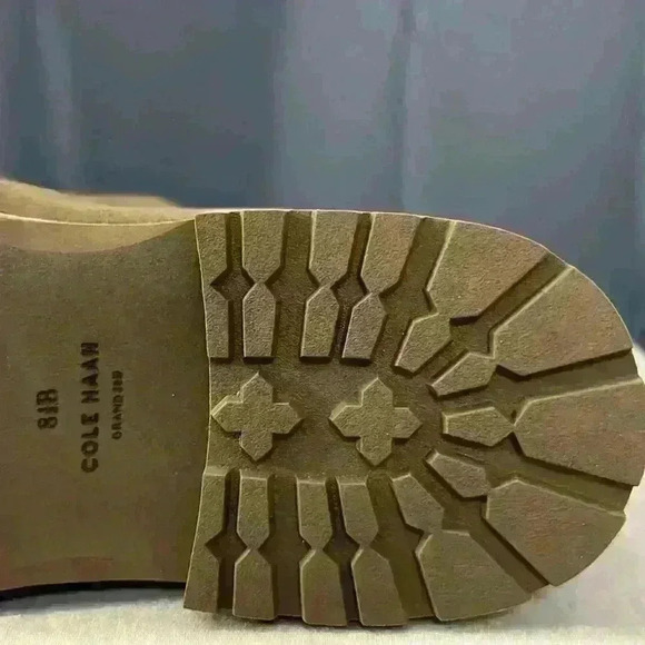 Cole Haan Greenwich Morel Brown Suede Chelsea Ankle Boots - Picture 7 of 8